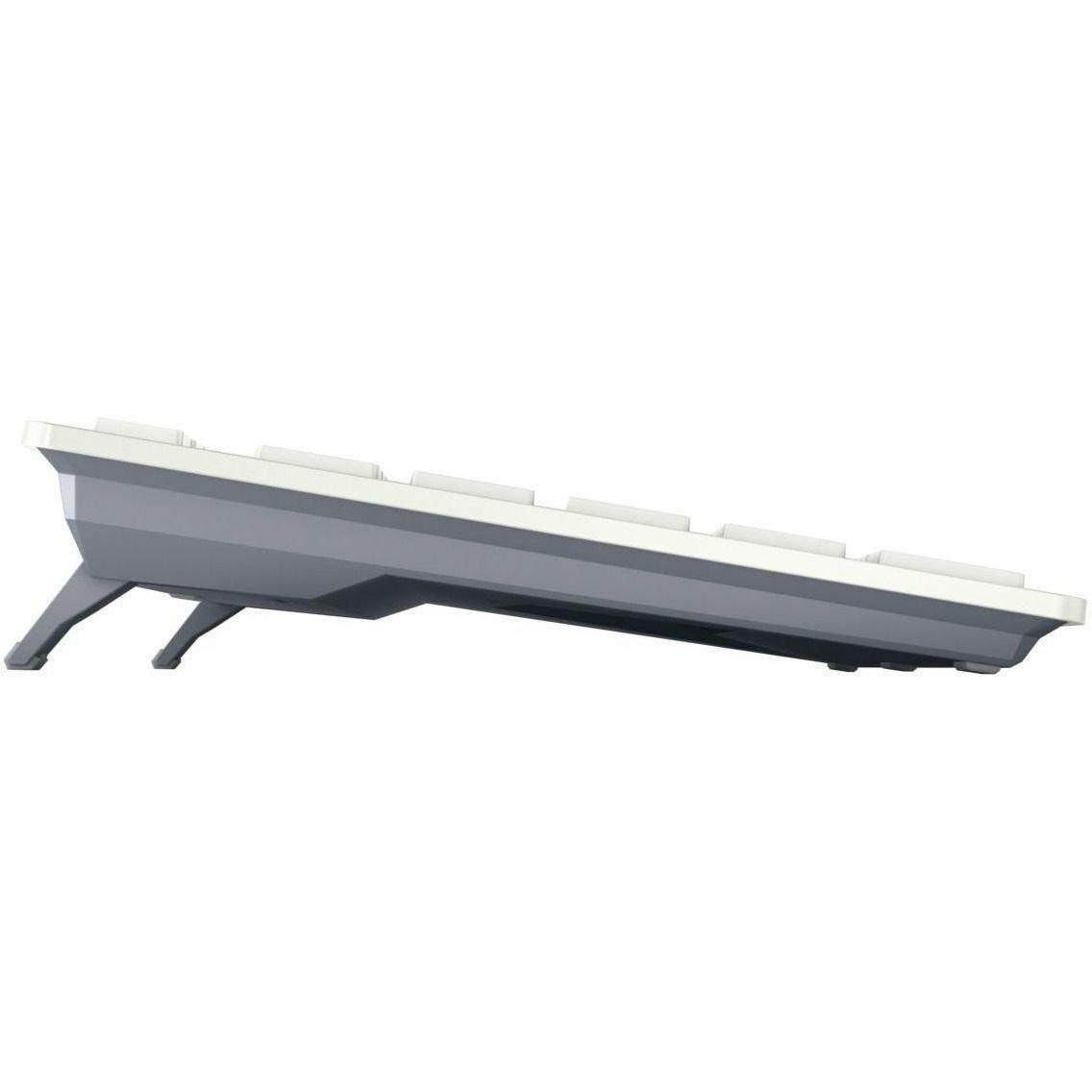 CHERRY KW 7100 Keyboard - Wireless Connectivity - German - Milk White