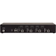 Black Box KVM Switch, NIAP 4.0 Certified - 4-Port, Single-Monitor, FlexPort HDMI/DisplayPort