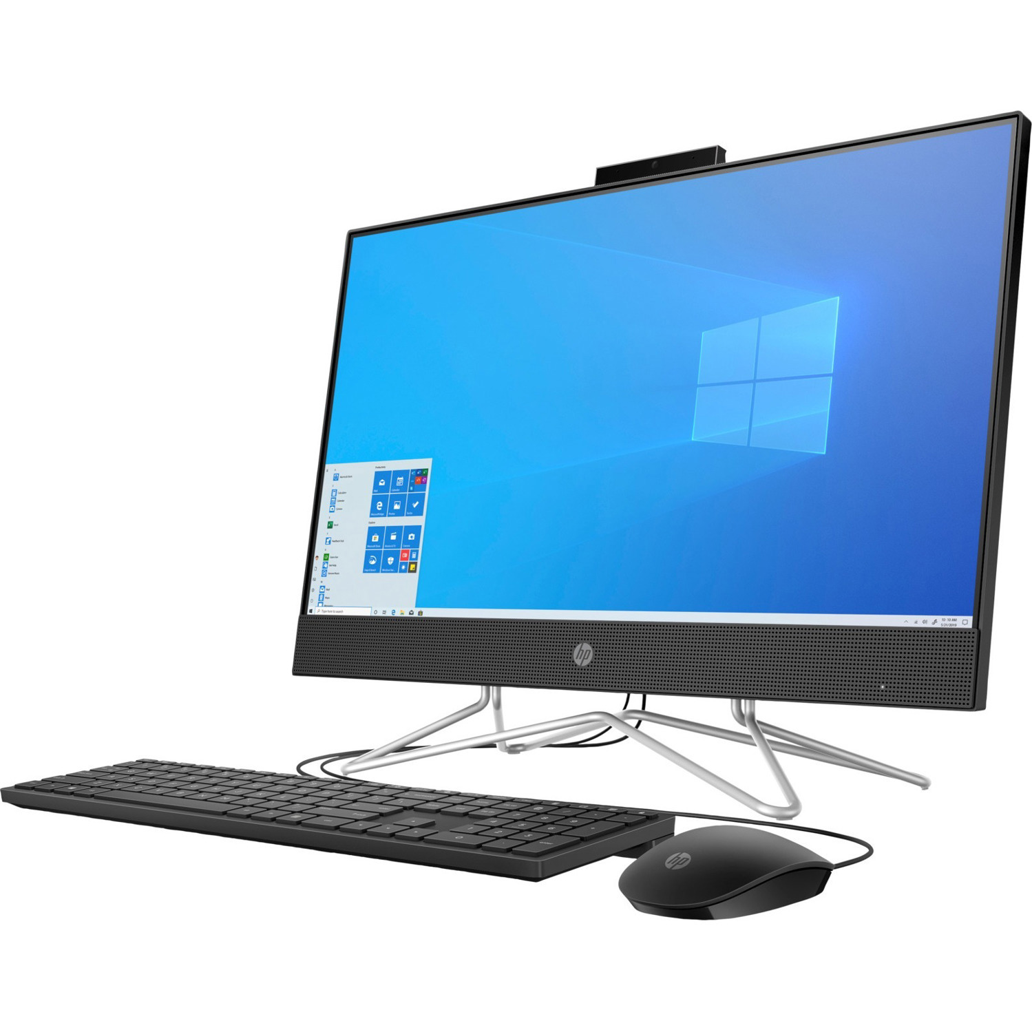 HP 24-df1500la All-in-One Computer - Intel Core i5 11th Gen i5-1135G7 - 12 GB - 512 GB SSD - 23.8" Full HD - Desktop - Jet Black