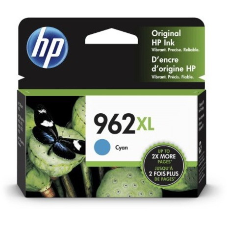 HP 962XL Original High Yield Inkjet Ink Cartridge - Cyan - 1 Each