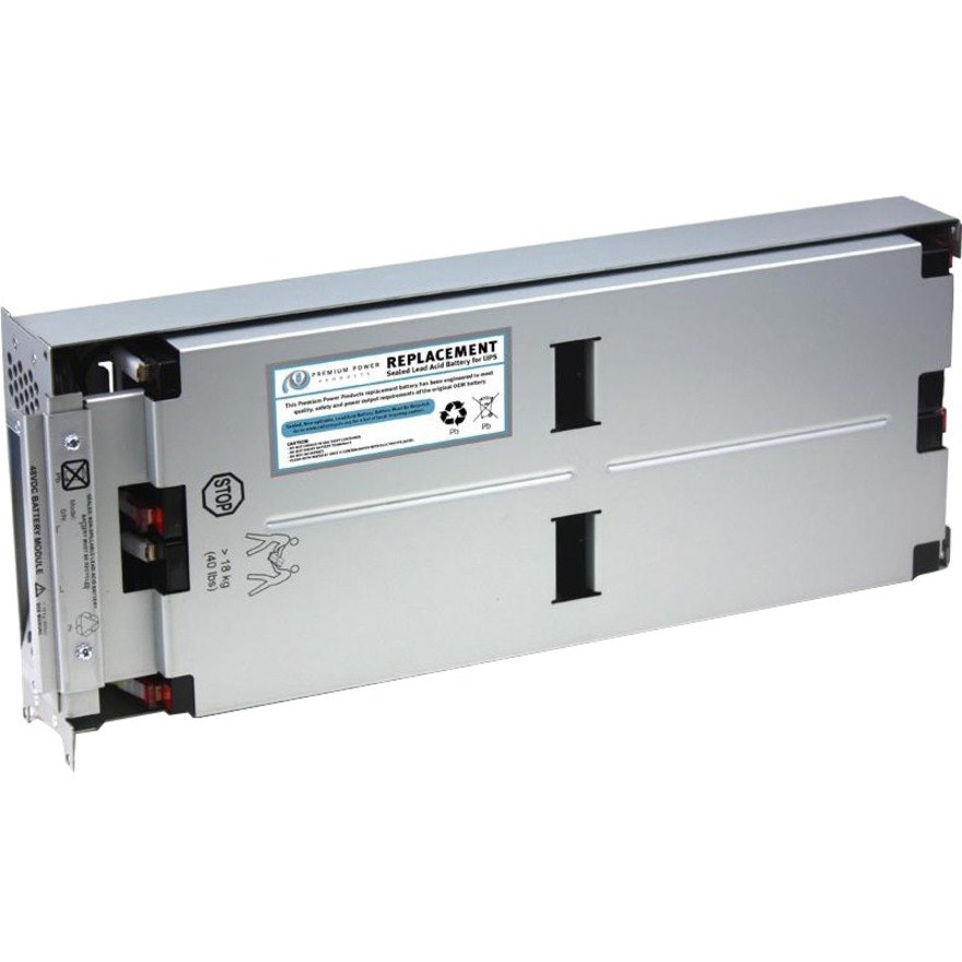 eReplacements Compatible Sealed Lead Acid Battery Kit Replaces APC SLA43-KIT, APC RBC43, for use in APC Smart-UPS DLA2200RMI2U, DLA3000RM2U, DLA3000RMI2U, DLA3000RMT2U, SMT2200RM2U, SMT2200RMi2U, SMT2200RMUS, SMT3000RM2U, SMT3000RMI2U, SMT3000RMT2U, SMT3000RMUS, SUA2200R2ICH, SUA2200R2X106, SUA2200R2X147, SUA2200R2X