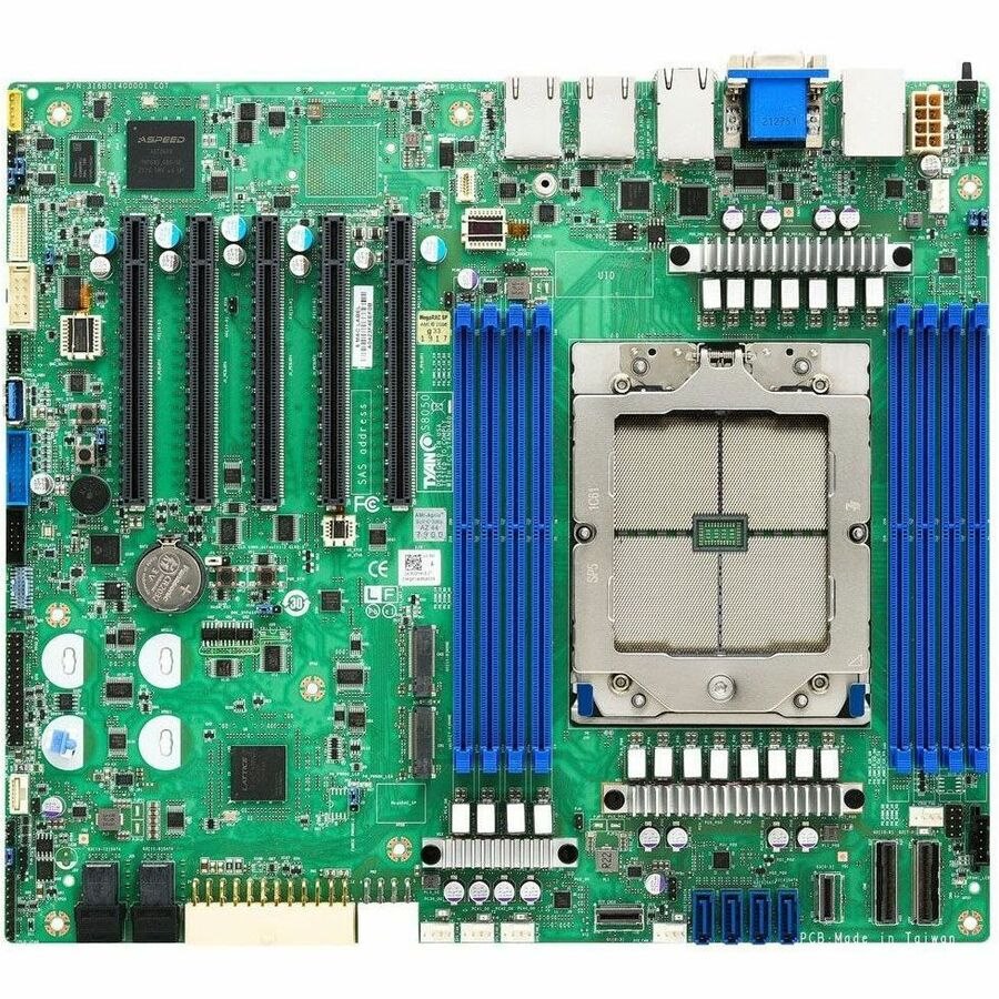 Mitac S8050 Server Motherboard - AMD Chipset - Socket SP5 LGA-6096 - SSI CEB