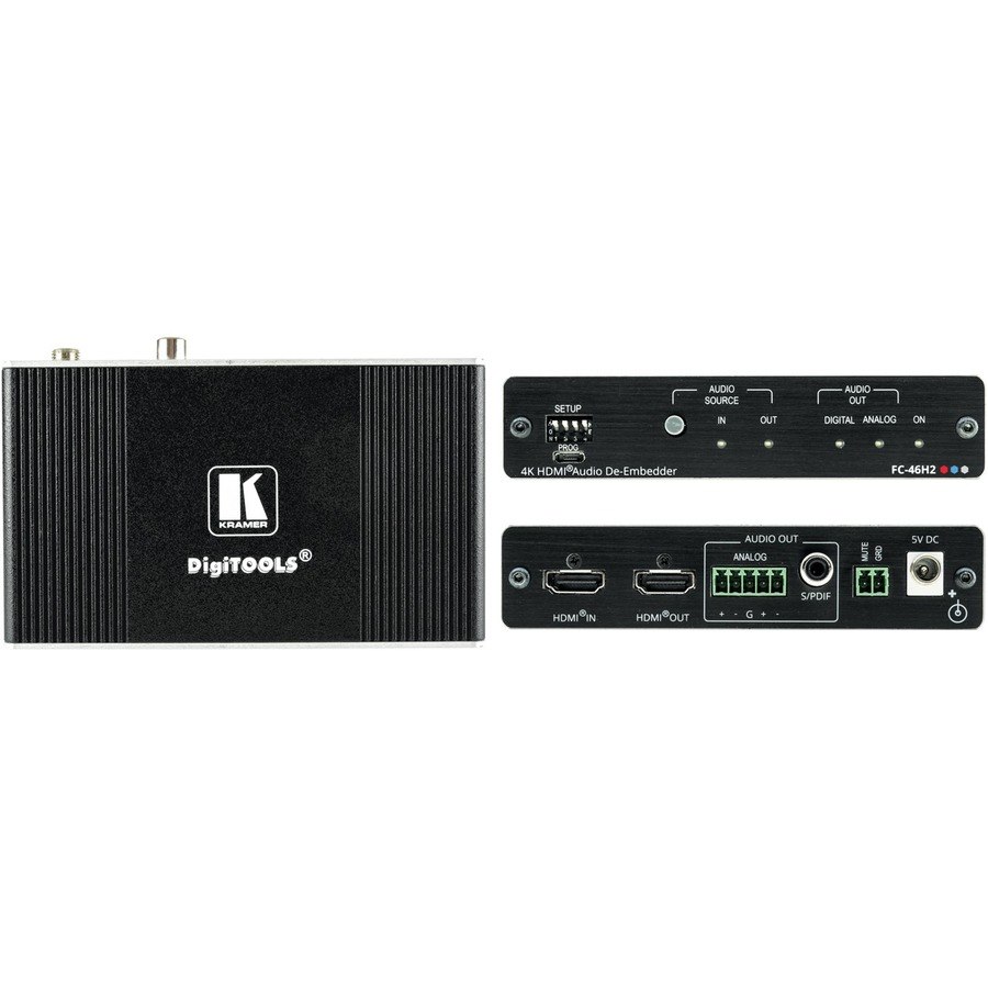Kramer 4K HDR HDMI Audio De-embedder