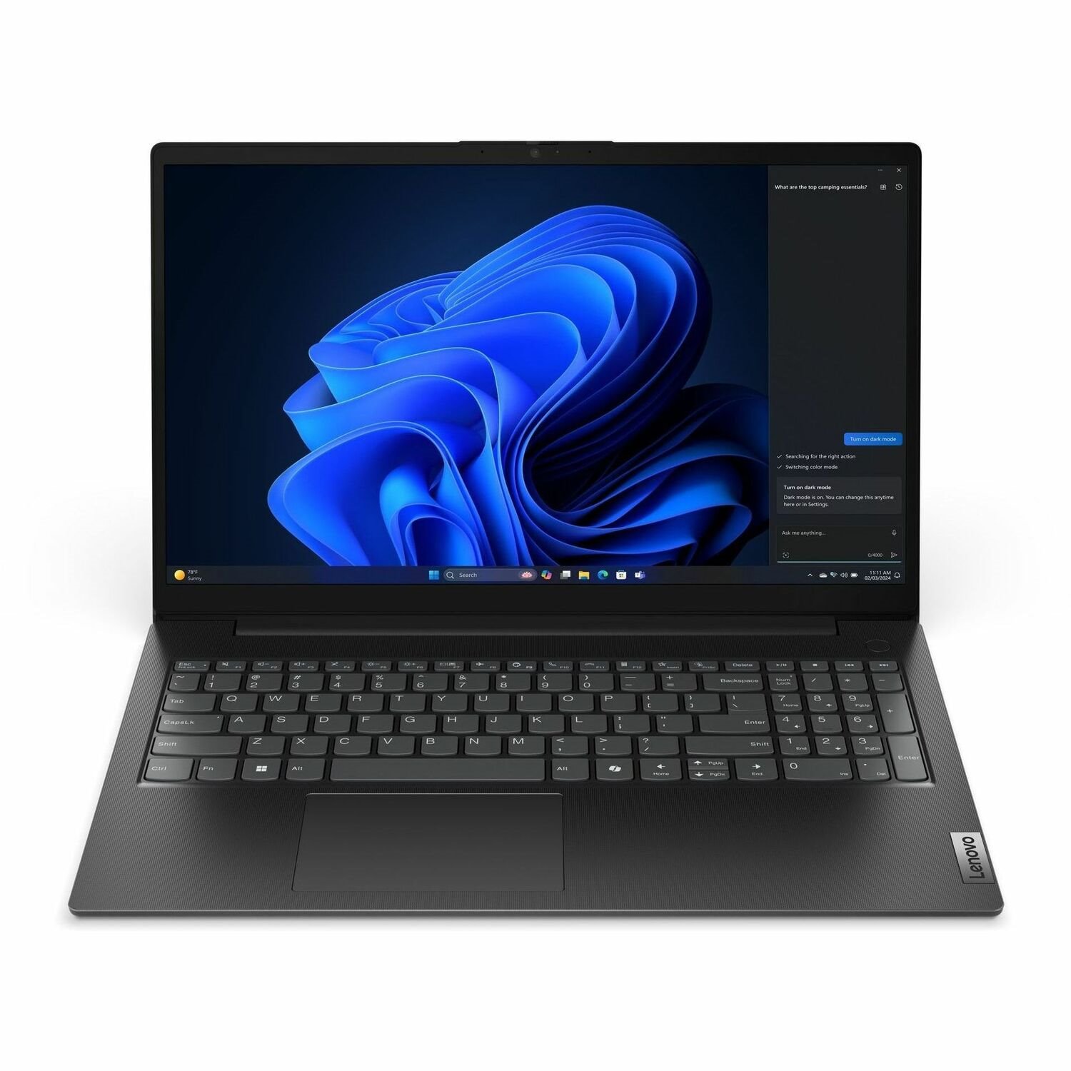 Lenovo V15 G5 IRL 83HF0011US 15.6" Notebook - Full HD - Intel Core 5 120U - 8 GB - 256 GB SSD - English Keyboard - Business Black
