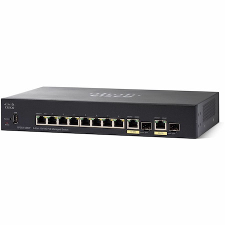 Cisco SF352-08MP 8-Port 10 100 POE Managed Switch