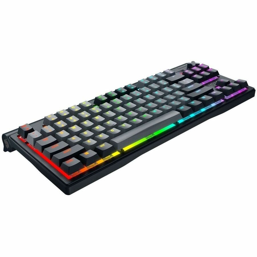 CHERRY XTRFY G80-3883 Gaming Keyboard - Wired/Wireless Connectivity - USB Type A Interface - RGB LED - English (US) - Grey