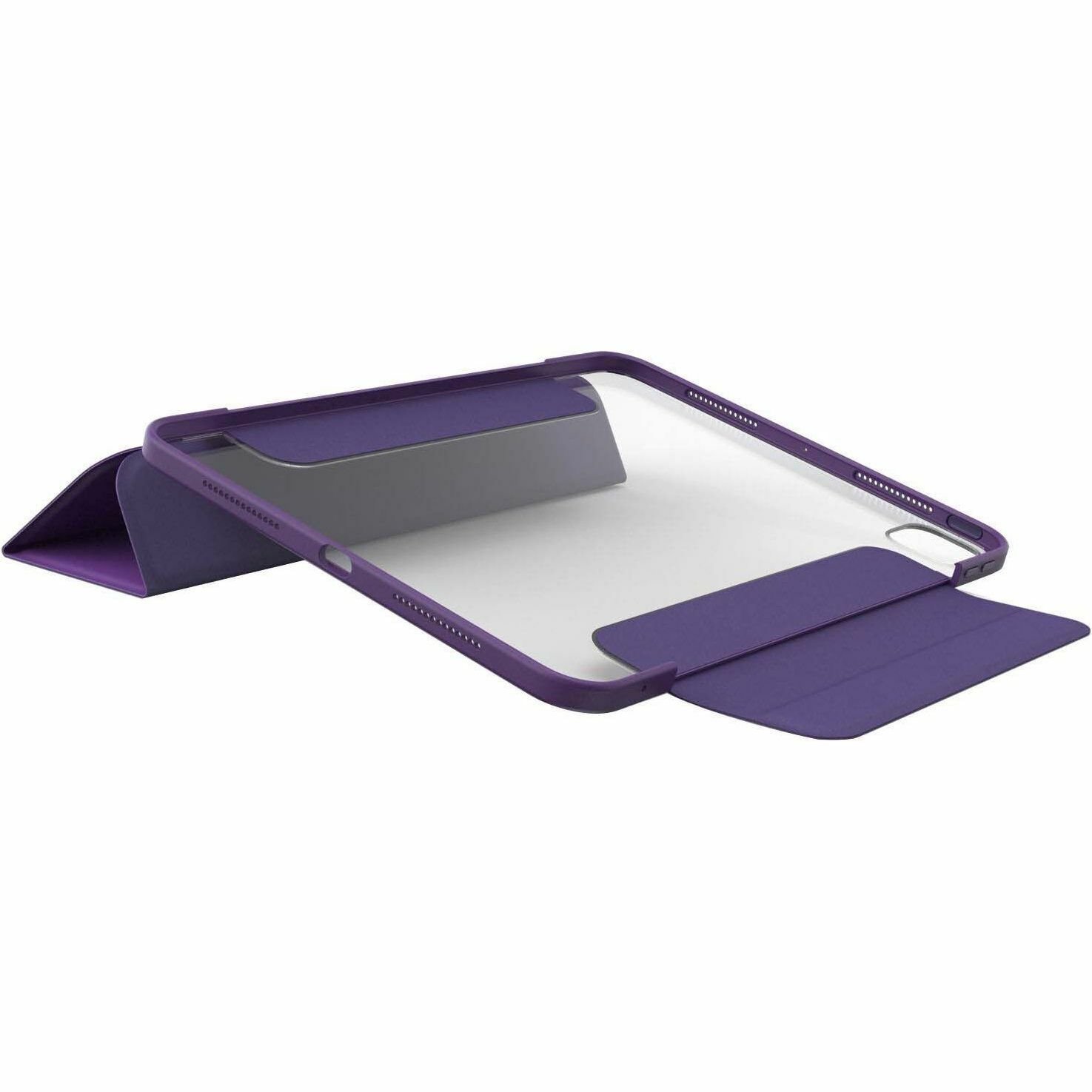 OtterBox Symmetry Series Folio Carrying Case (Folio) for 27.9 cm (11") Apple iPad Pro 11 (2024) Tablet - Figment (Clear/Purple)