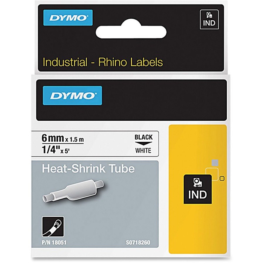 Dymo Rhno Tube HT SHRK 6MM WH