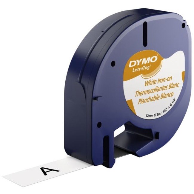 Dymo 18771 1/2X6.5In White Fabric