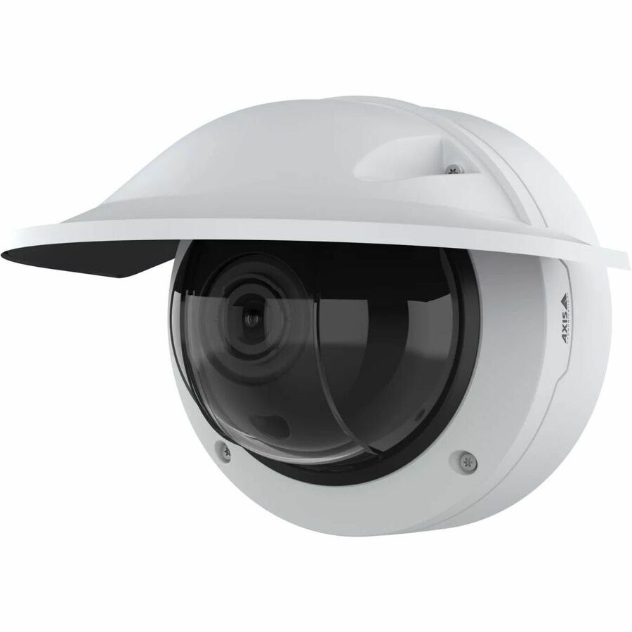 AXIS Q3548-LVE 8 Megapixel Outdoor 4K Network Camera - Color - Dome - White - TAA Compliant