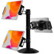 CTA Digital Quick-Connect Universal Trio Tablet Mount with Height-Adjustable Arms