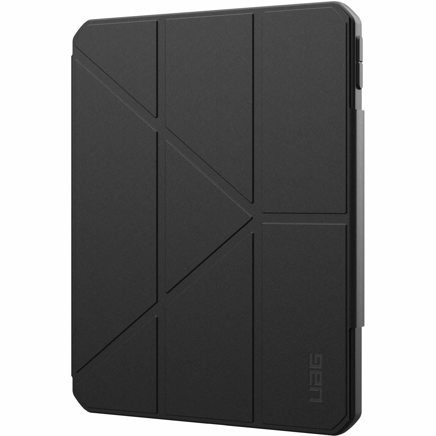 Urban Armor Gear Essential Armor Carrying Case (Folio) for 10.9" Apple iPad (10th Generation), iPad (2022) Tablet, Apple Pencil, Stylus - Ice, Black