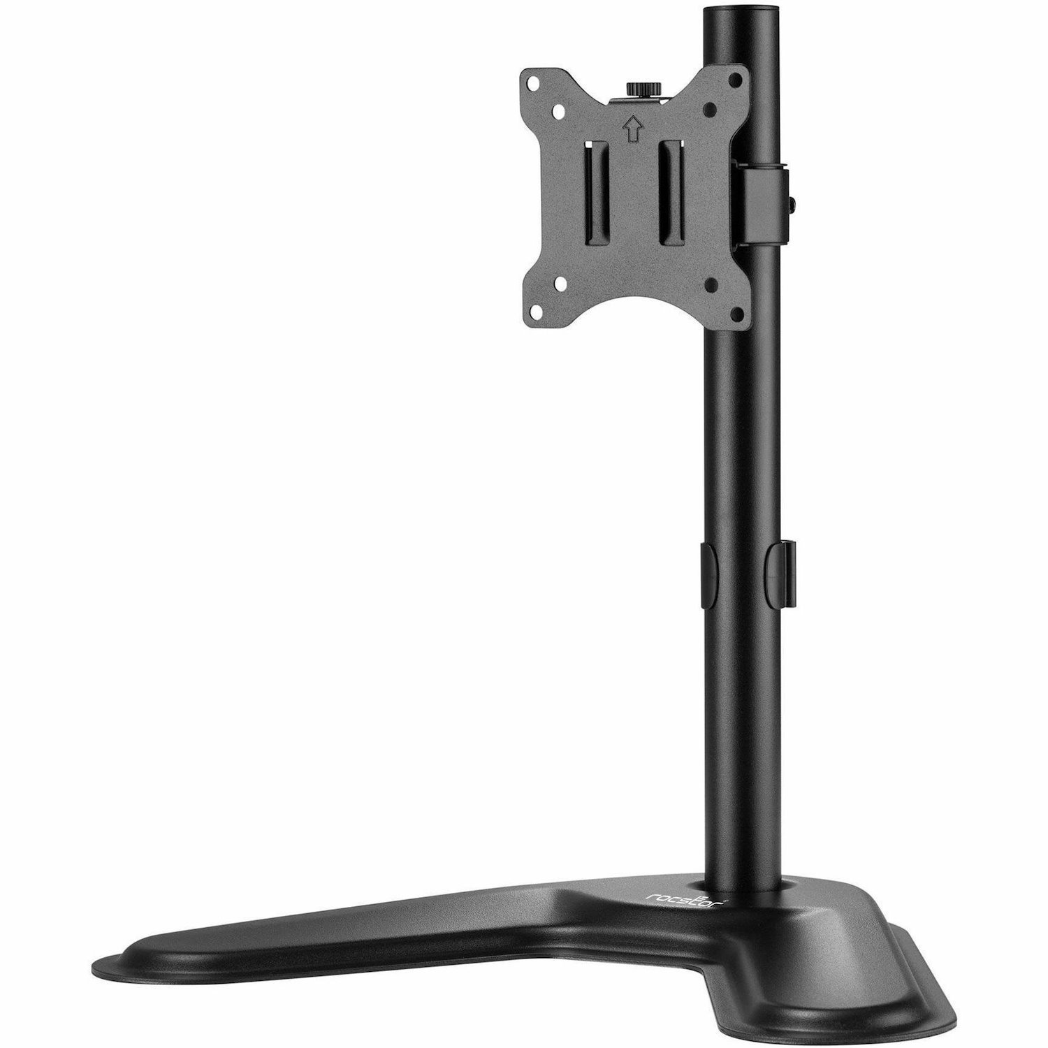 Rocstor ErgoReach Mounting Pole for Monitor - Black - Landscape/Portrait
