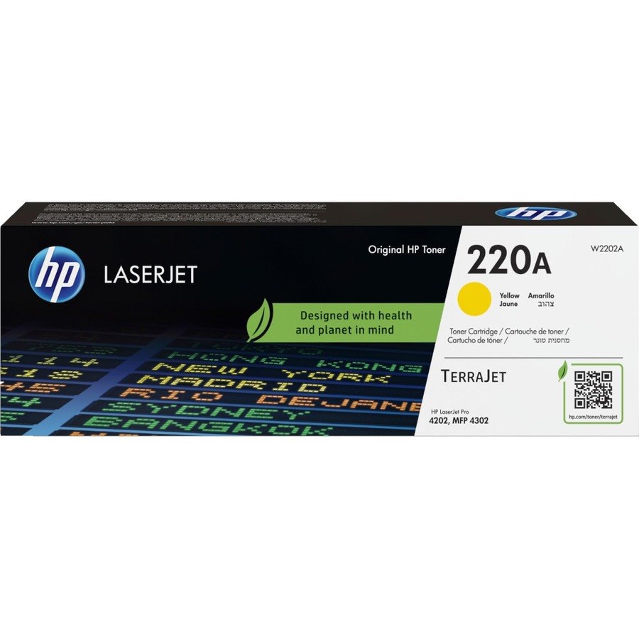 HP 220A Original Standard Yield Laser Toner Cartridge - Yellow Pack