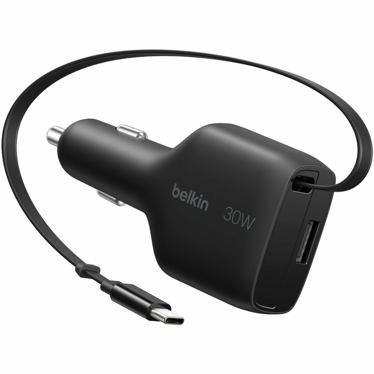 Belkin Boostcharge Retractable Car Charger 30W