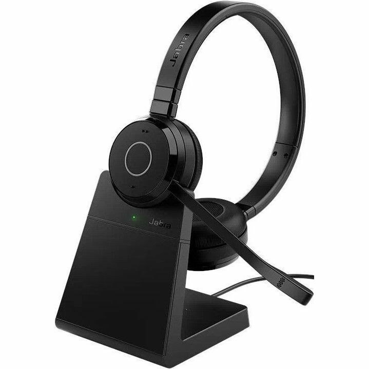 Jabra Evolve 65 Evolve2 Wireless Over-the-head, On-ear Stereo Headset - Black