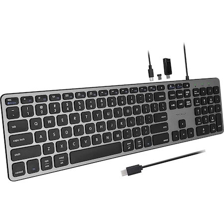 Macally UCZKEYHUBACSG Keyboard
