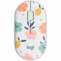 Logitech M340 Wireless Mouse with Limited Edition Prints, USB Receiver and Silent Clicks, Portable Wireless Mouse for Laptop, PC, Windows, Chrome, Surface, Floral Bouquet