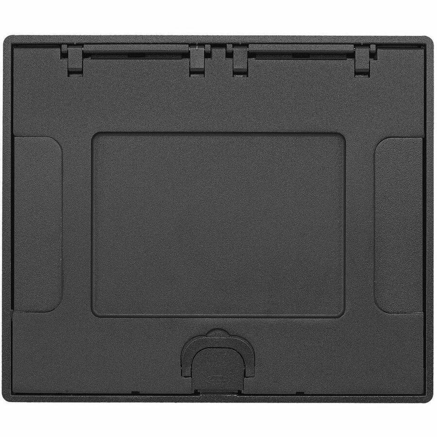 Hubbell Floor Boxes 6 Or 10-Gang Tile Cover Insert Black Powder Finish
