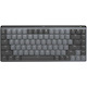Logitech MX Mechanical Mini for Mac Keyboard - Wireless Connectivity - English - Pale Gray