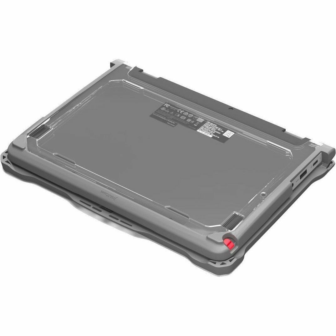 Extreme Shell-F2 Slide Case for HP Fortis ProBook X360 G11 and G10 11" (Gray/Clear)