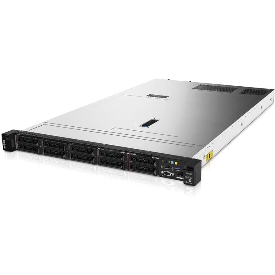 Lenovo ThinkSystem SR630 V3 7D73A040AU 1U Rack Server - 1 x Intel Xeon Silver 4509Y 2.60 GHz - 16 GB RAM - 12Gb/s SAS Controller