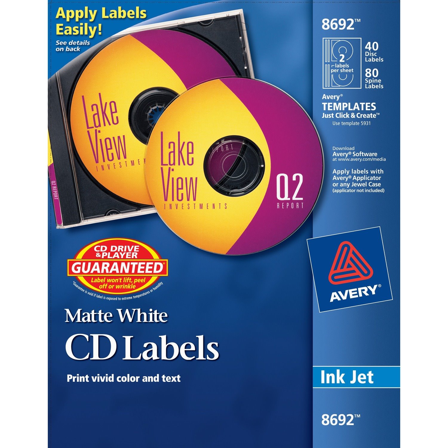 Avery Optical Disc Label