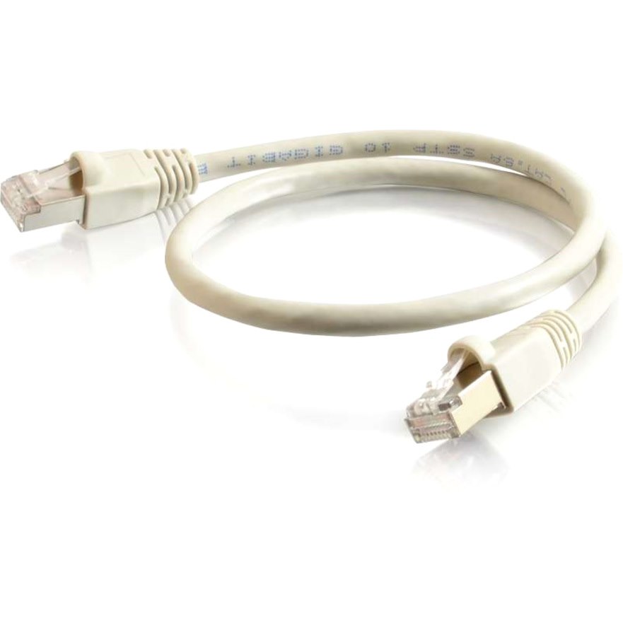 C2G Cat6a Booted Shielded (STP) Network Patch Cable - Patch Cable - RJ-45 (M) To RJ-45 (M) - 7 M - STP - Cat 6A - Molded, Snagless, Stranded - Grey