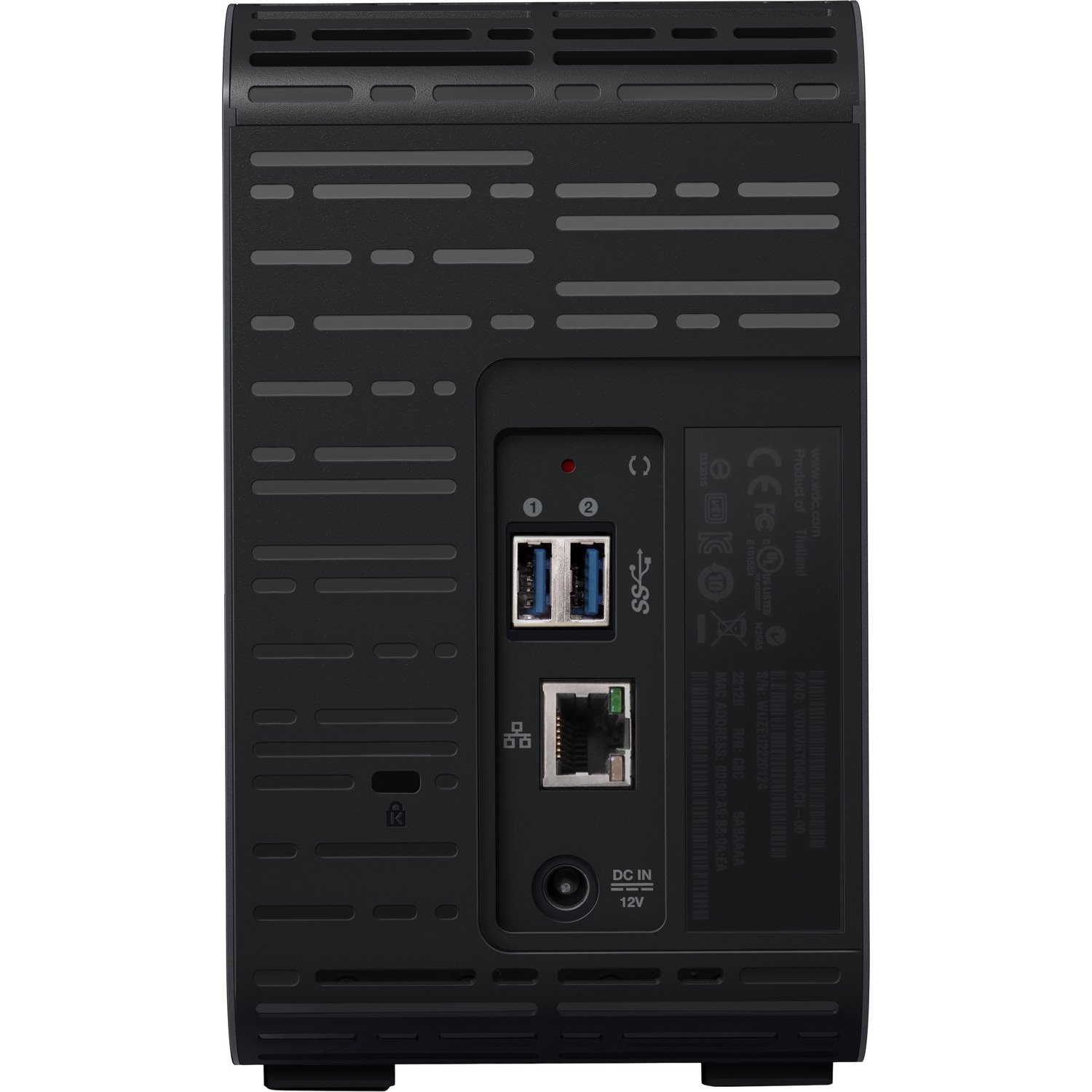 WD My Cloud EX2 Ultra WDBVBZ0120JCH 2 x Total Bays NAS Storage System - 12 TB HDD - Marvell Armada 385 385 Dual-core (2 Core) 1.30 GHz - 1 GB RAM - DDR3 SDRAM Desktop