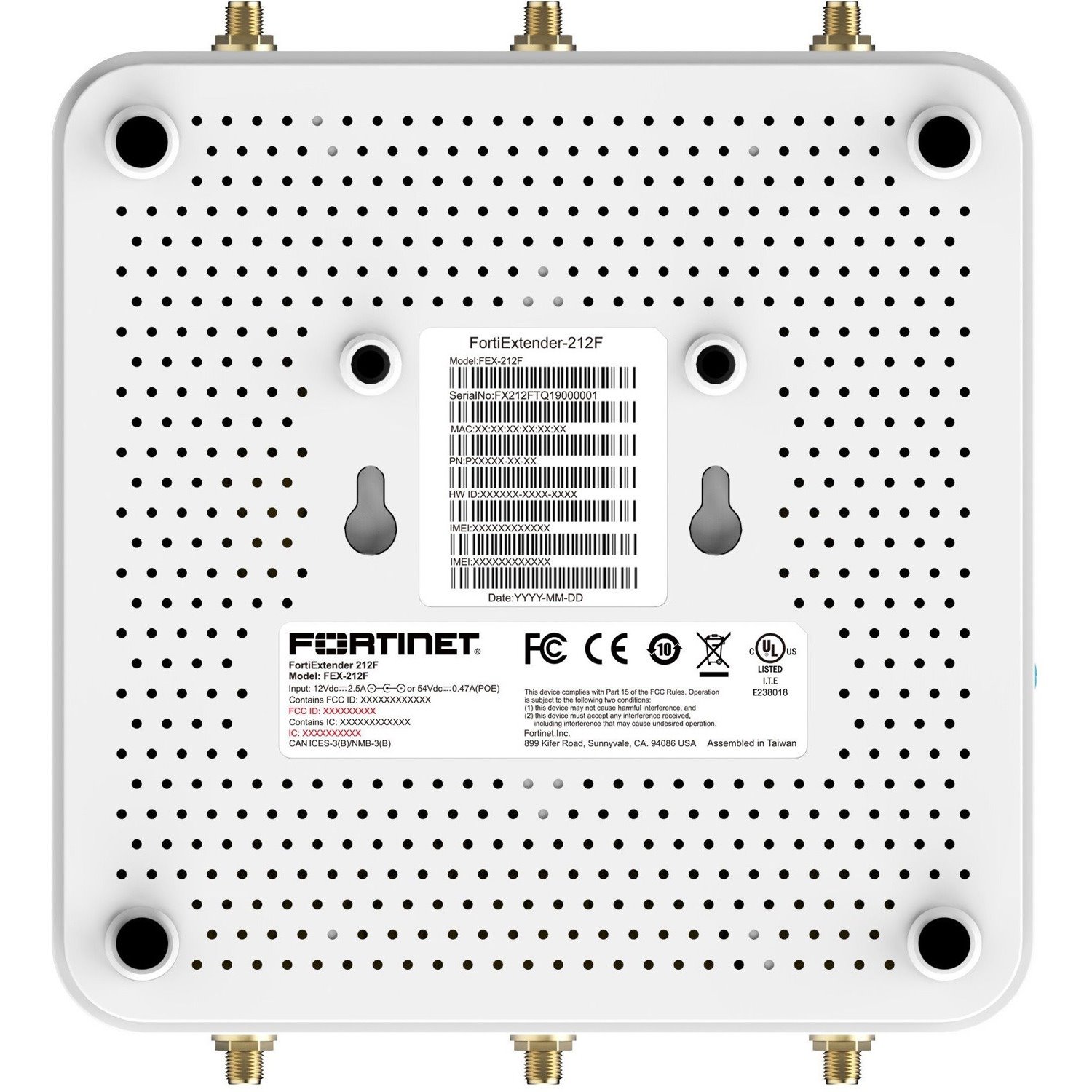 Fortinet FortiExtender FEX-212F 2 SIM Ethernet, Cellular Wireless Router