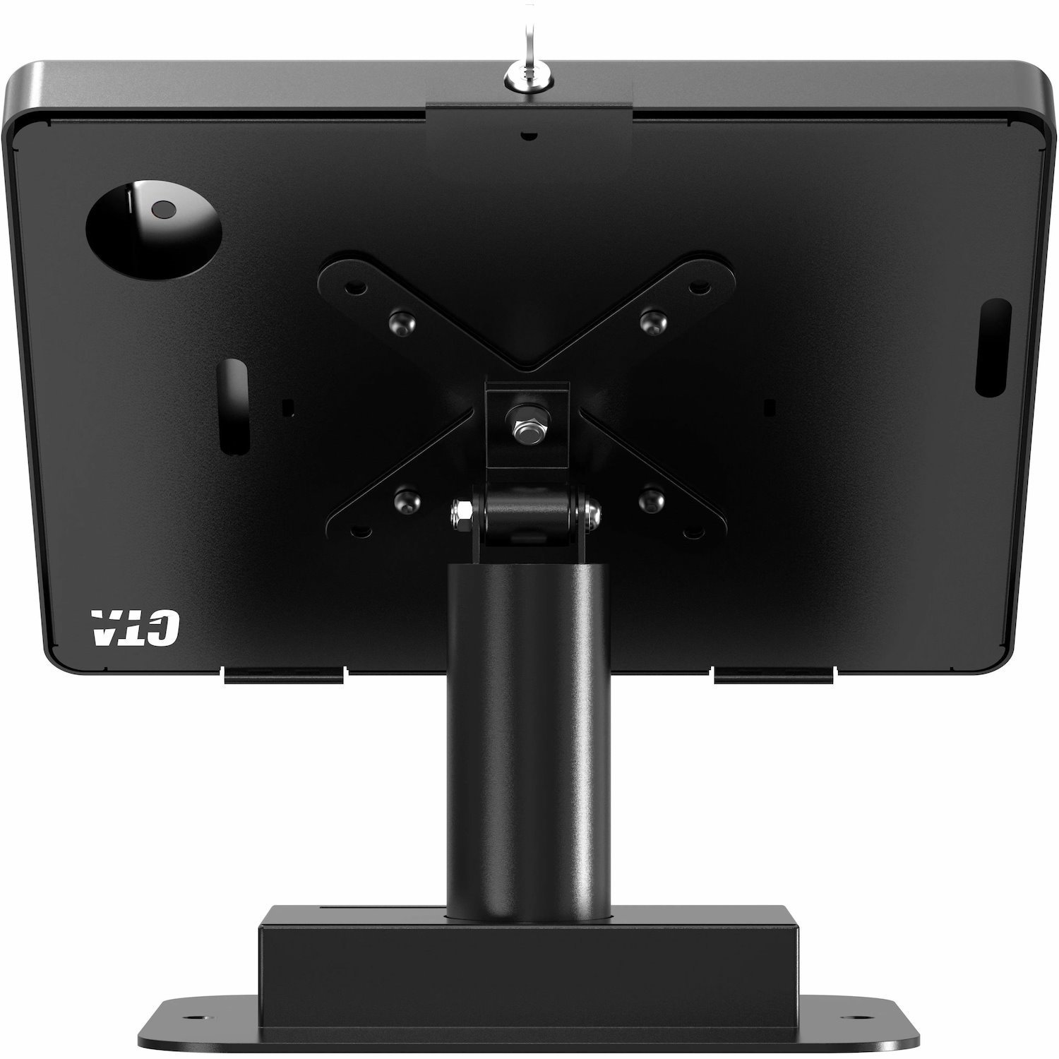 CTA Digital Desk Mount for Tablet, Kiosk, Enclosure, Holder - Landscape/Portrait