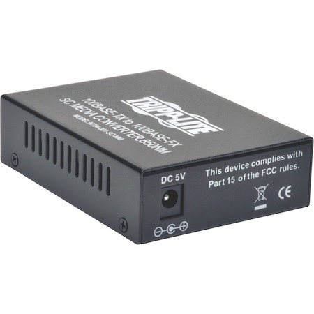 Eaton Tripp Lite Series 10/100 SC Multimode Fiber to Ethernet Media Converter, 550M, 850nm