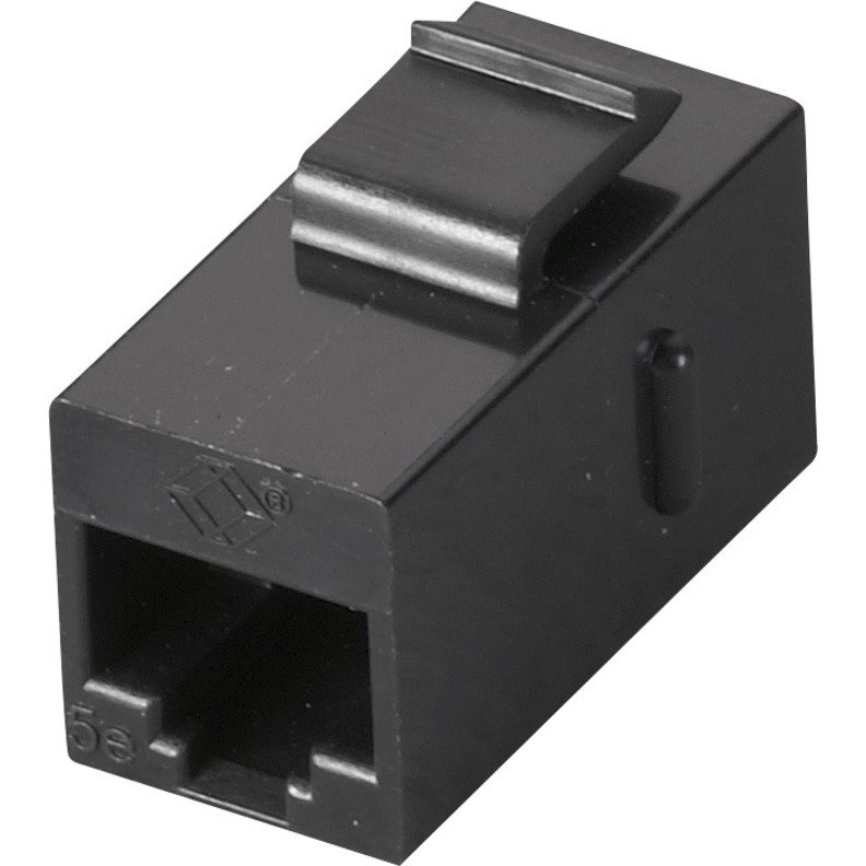 Black Box Cat.5e Coupler - Unshielded, Straight-Pin, Black