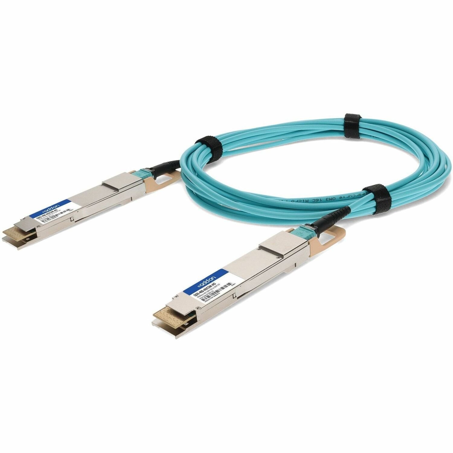 AddOn Cisco&reg; QDD-400-AOC5M Compatible TAA Compliant 400GBase-AOC QSFP-DD to QSFP-DD Active Optical Cable (850nm, MMF, 5m)