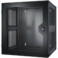 APC NetShelter 13U Wallmount Rack Cabinet Vented Door Double Hinged Server Depth