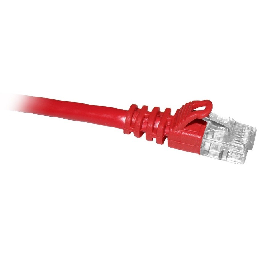 ENET Cat6 Red 35 Foot Patch Cable with Snagless Molded Boot (UTP) High-Quality Network Patch Cable RJ45 to RJ45 - 35Ft