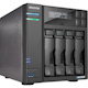 Asustor Lockerstor 4 Gen2 - AS6704T | 4-Bay NAS, Quad-Core 2.0GHz Processor, 4 M.2 NVMe Slots (PCIe 3.0), Dual 2.5GbE, Expandable to 10GbE, 4GB DDR4 RAM, (No Drive)
