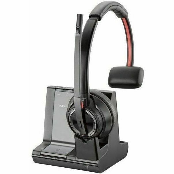 Poly Savi 8200 Office 8210-M Wireless On-ear, Over-the-head Mono Headset - Black