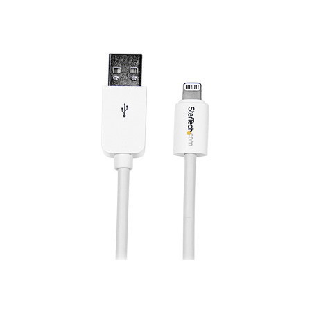StarTech.com 1m (3ft) White Apple® 8-pin Lightning Connector to USB Cable for iPhone / iPod / iPad