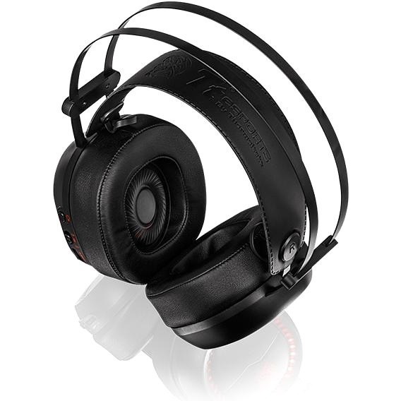 Tt eSPORTS SHOCK PRO RGB Wired Over-the-head Stereo Headset - Diamond Black