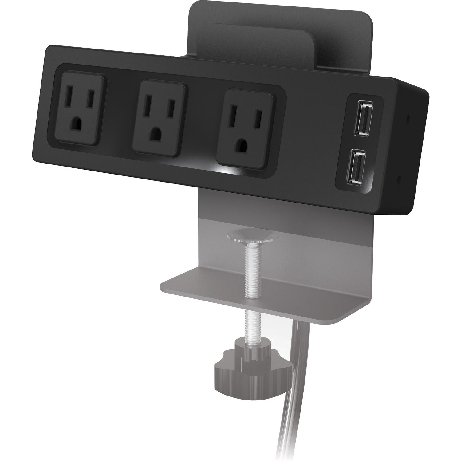 MooreCo Clamp Mount Outlet & USB Charger