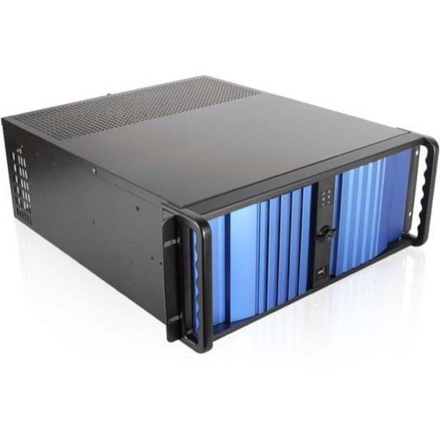 iStarUSA 4U Compact Stylish Rackmount Chassis with 500W Redundant Power Supply