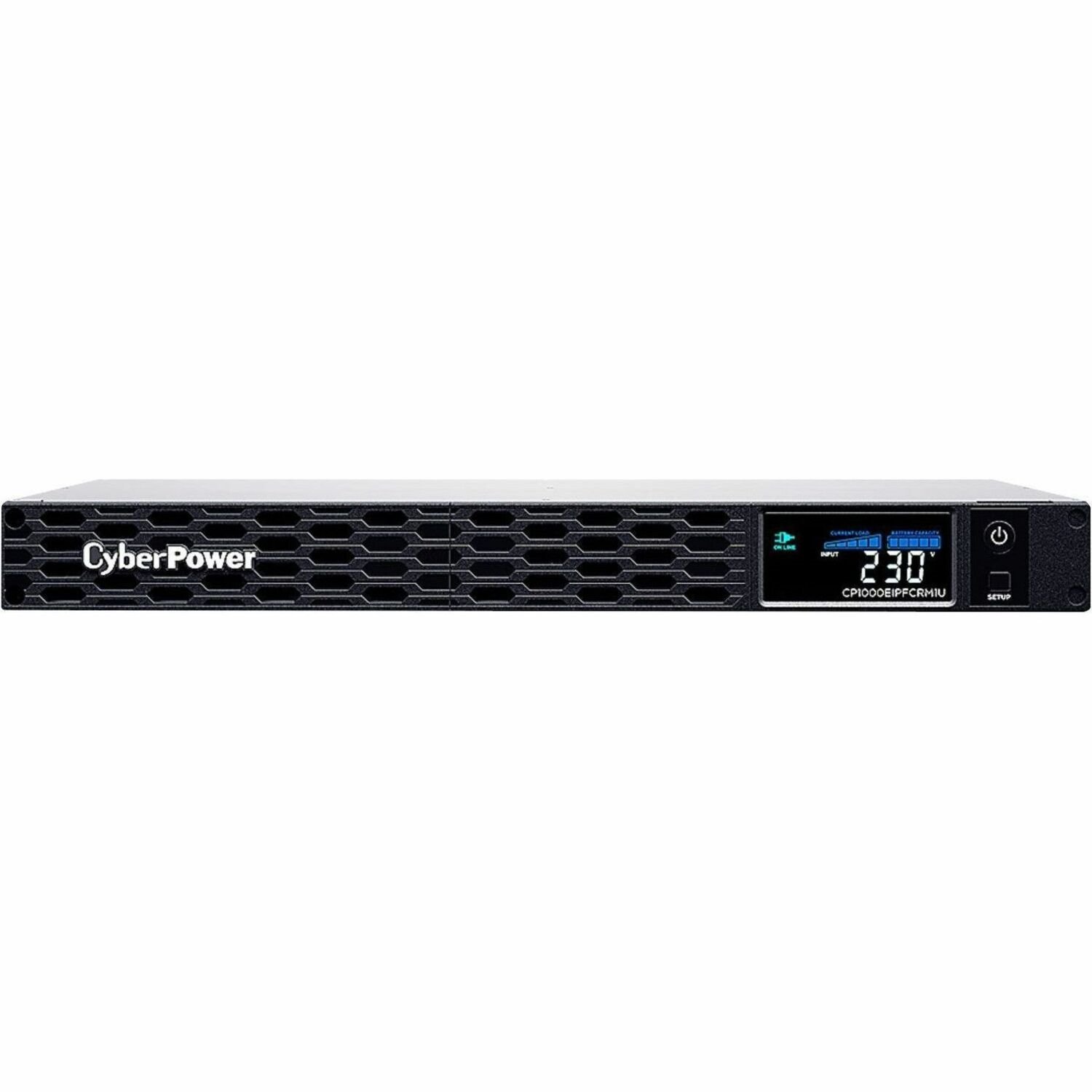 CyberPower PFC Sinewave CP1000EIPFCRM1U Line-interactive UPS - 1 kVA/600 W