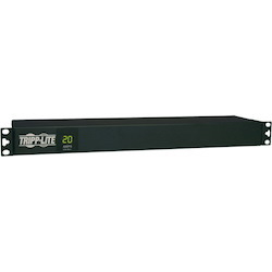 Eaton Tripp Lite Series 2.4kW Single-Phase Local Metered PDU, 120V (12 5-15/20R), L5-20P / 5-20P, 120V Input, 15 ft. (4.57 m) Cord, 1U Rack-Mount