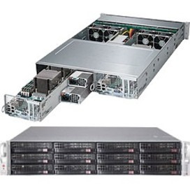 Supermicro SuperServer 6028TP-DNCTR Server Barebone System - 2U Rack-mountable - Socket LGA 2011-v3 - 2 x Processor Support
