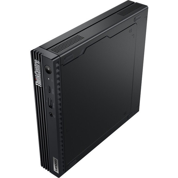 Lenovo ThinkCentre M60e 11LV004SUS Desktop Computer - Intel Core i5 10th Gen i5-1035G1 - 16 GB - 256 GB SSD - Tiny - Black