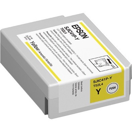 Epson SJIC41P-Y Original Inkjet Ink Cartridge - Blister Pack - Yellow - 1 Pack