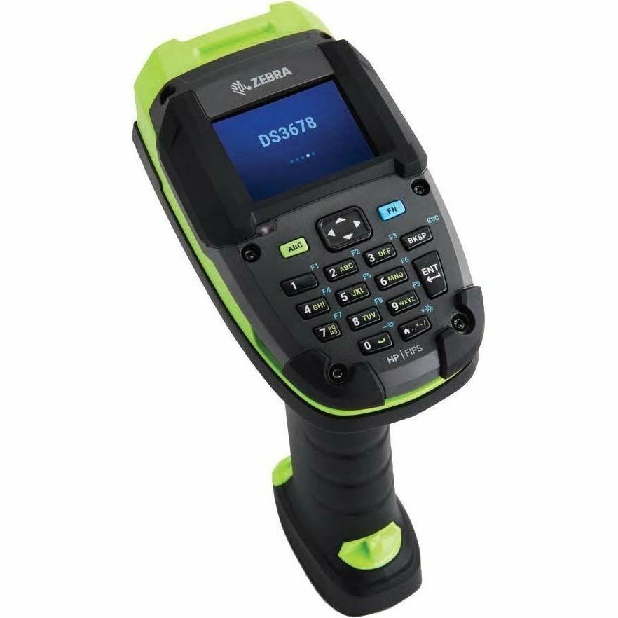 Zebra DS3678-KD Rugged Warehouse, Picking, Inventory Handheld Barcode Scanner Kit - Wireless Connectivity - Black, Green, Industrial Green - USB Cable Included