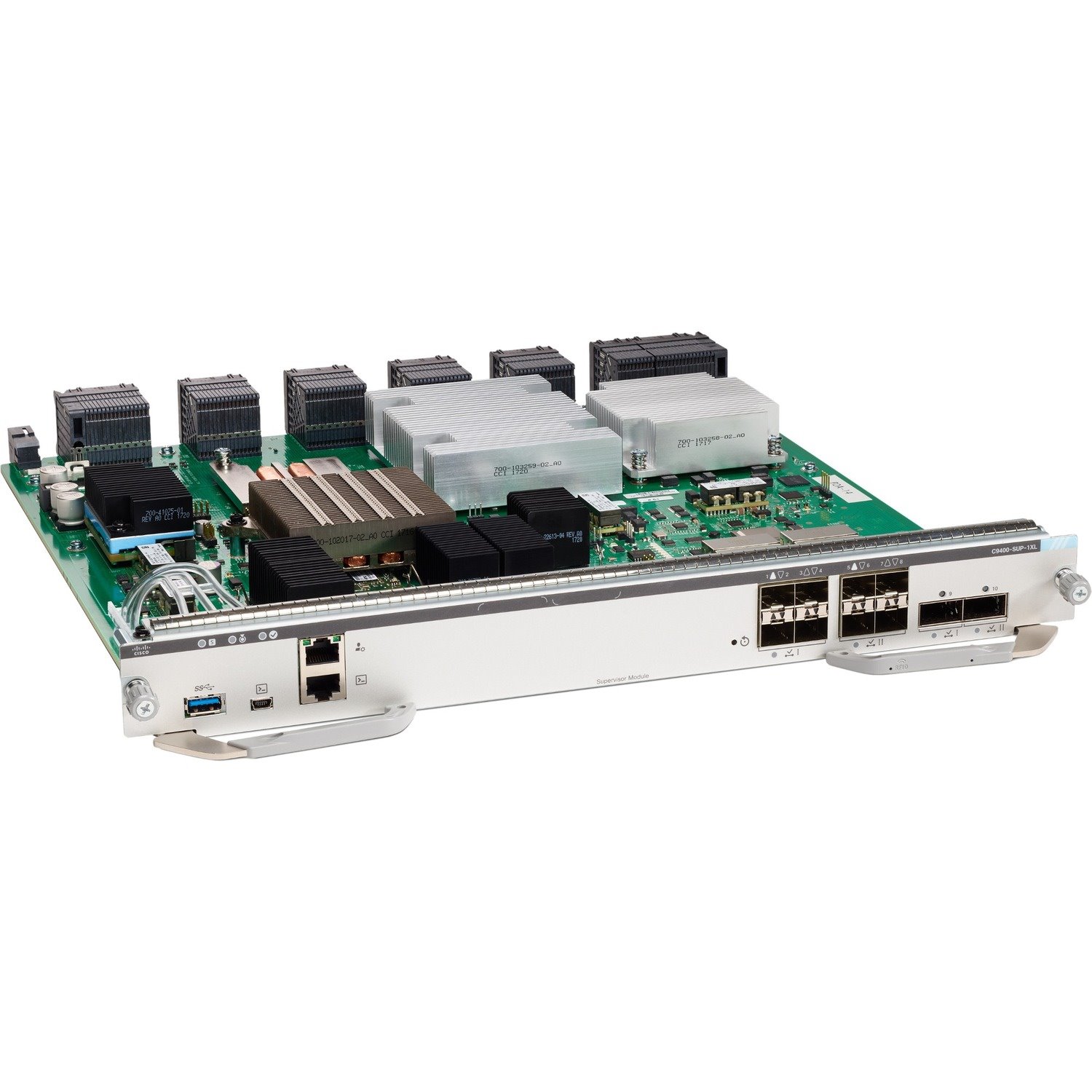 Cisco Supervisor Engine - 1 x RJ-45 Console, 1 x RJ-45 Management, 1 x USB 3.0, 1 x Mini USB Management