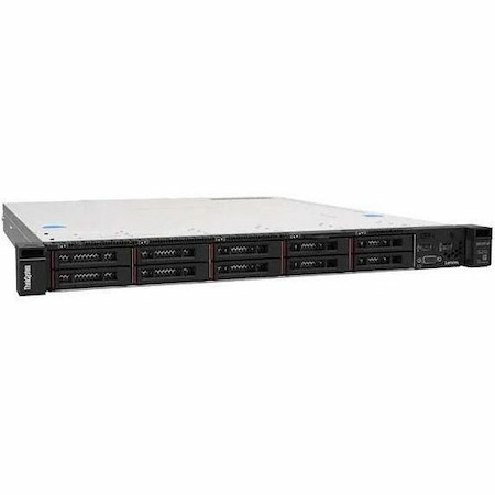 Lenovo ThinkSystem SR250 V2 7D7QA01JAU 1U Rack Server - 1 Xeon E-2378G 2.80 GHz - 16 GB RAM - Serial ATA Controller